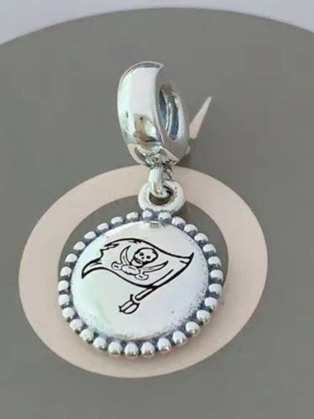 Pandora NFL Football Charm TOM BRADY Tampa Bay Buccaneers Charm Pendant